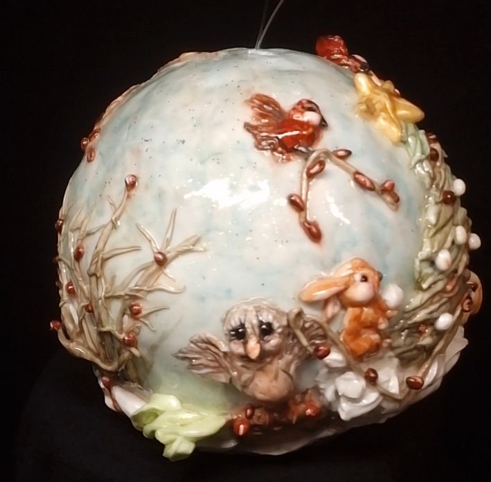 10cm Weihnachtskugel 1