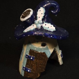 abbruchreifes Wichtelhaus für elektrische Teelichter 2