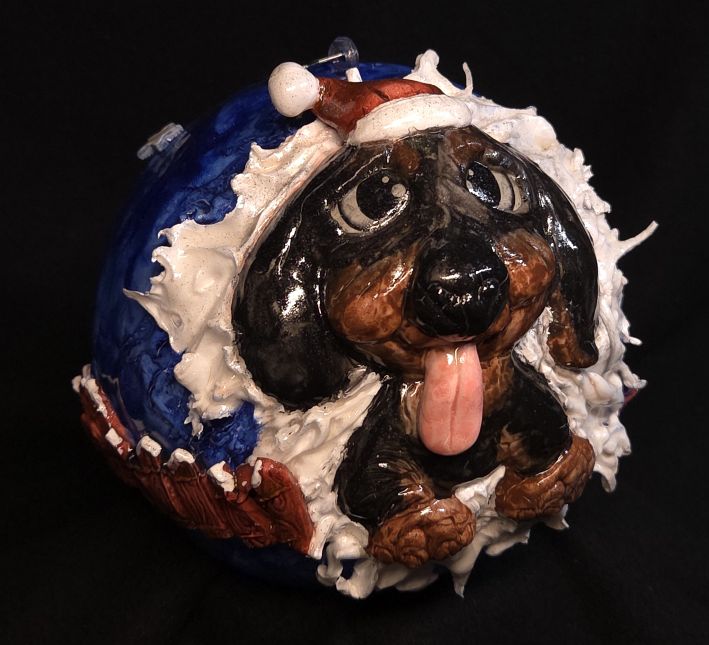 12cm Weihnachtskugel 6 – Bild 7