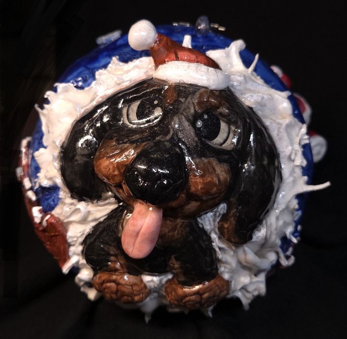 12cm Weihnachtskugel 6