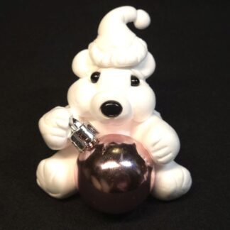 Sammelfigur mit Weihnachtskugel 4 - WUNSCHFARBE