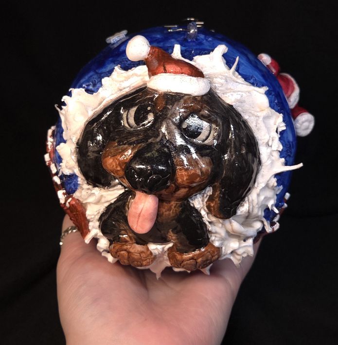 12cm Weihnachtskugel 6 – Bild 2