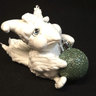 Sammelfigur mit Weihnachtskugel 5 - WUNSCHFARBE