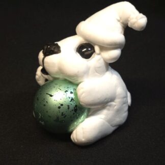 Sammelfigur mit Weihnachtskugel 7 - WUNSCHFARBE