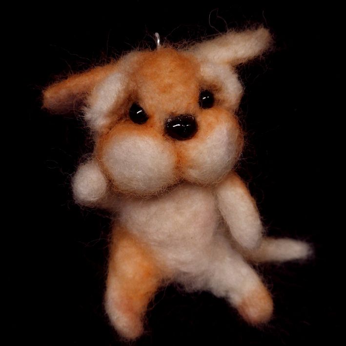 Filzi Schlüsselanhänger Pausbäckchen Hund