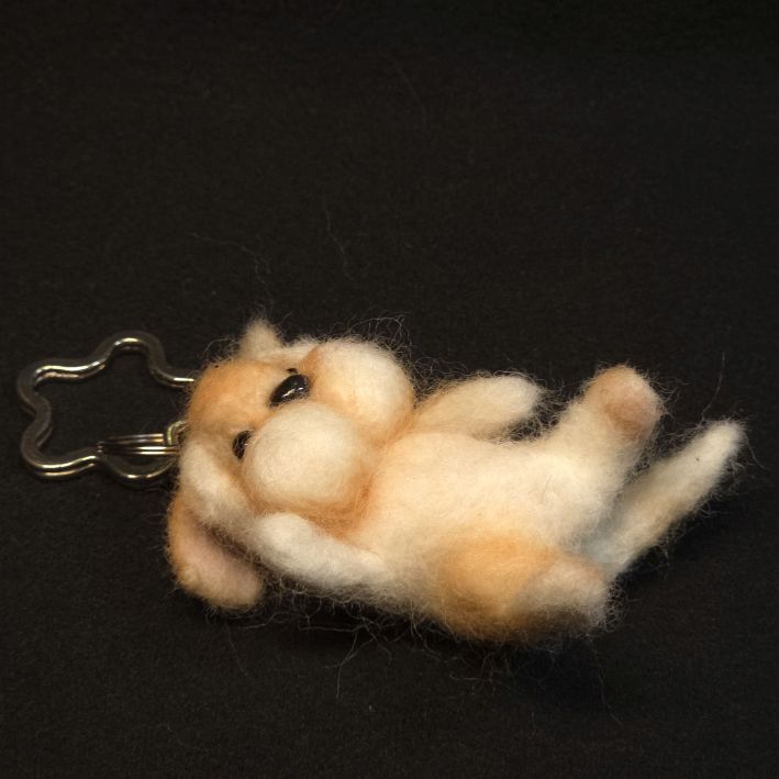 Filzi Schlüsselanhänger Pausbäckchen Hund – Bild 3