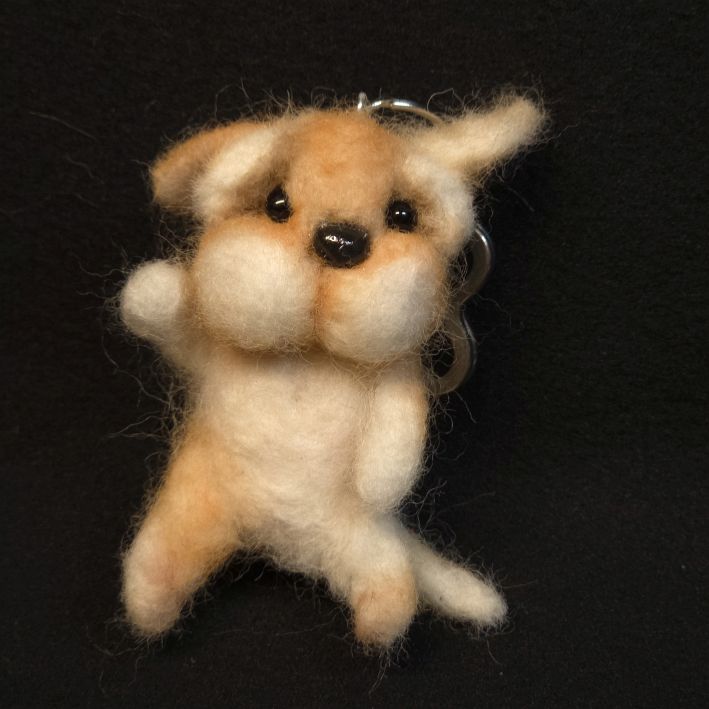 Filzi Schlüsselanhänger Pausbäckchen Hund – Bild 2