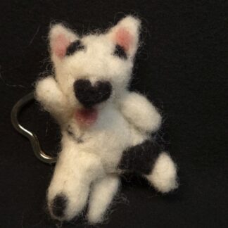 Filzi Schlüsselanhänger Herznasen Hund