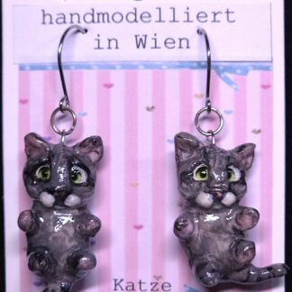 Ohrhänger getigerte Katze