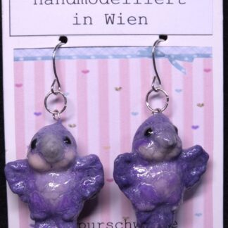 Ohrhänger Purpurschwalbe