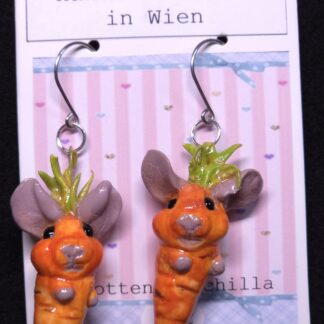 Ohrhänger Karotten Chinchilla