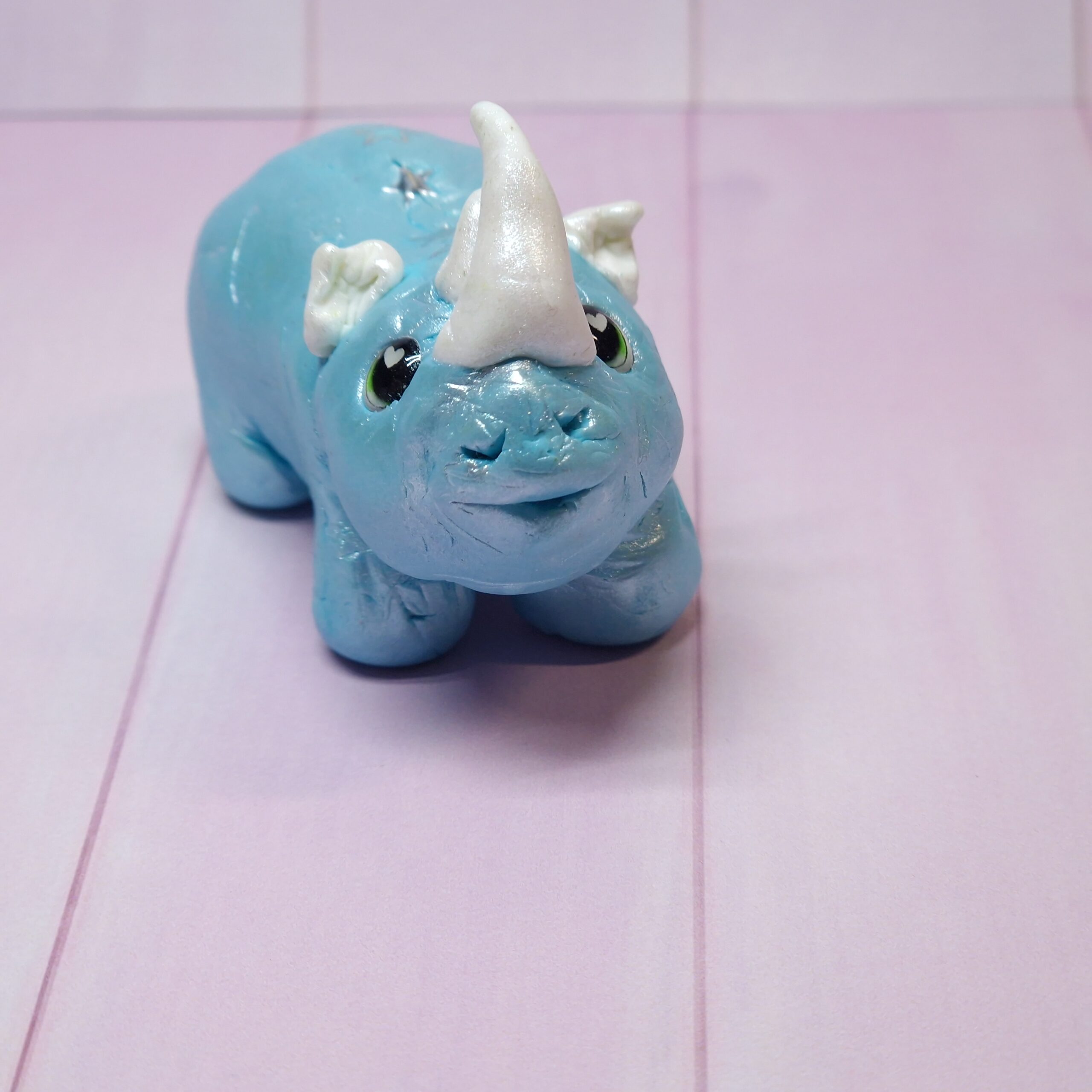 Happy Nashorn Dekofigur – Bild 3
