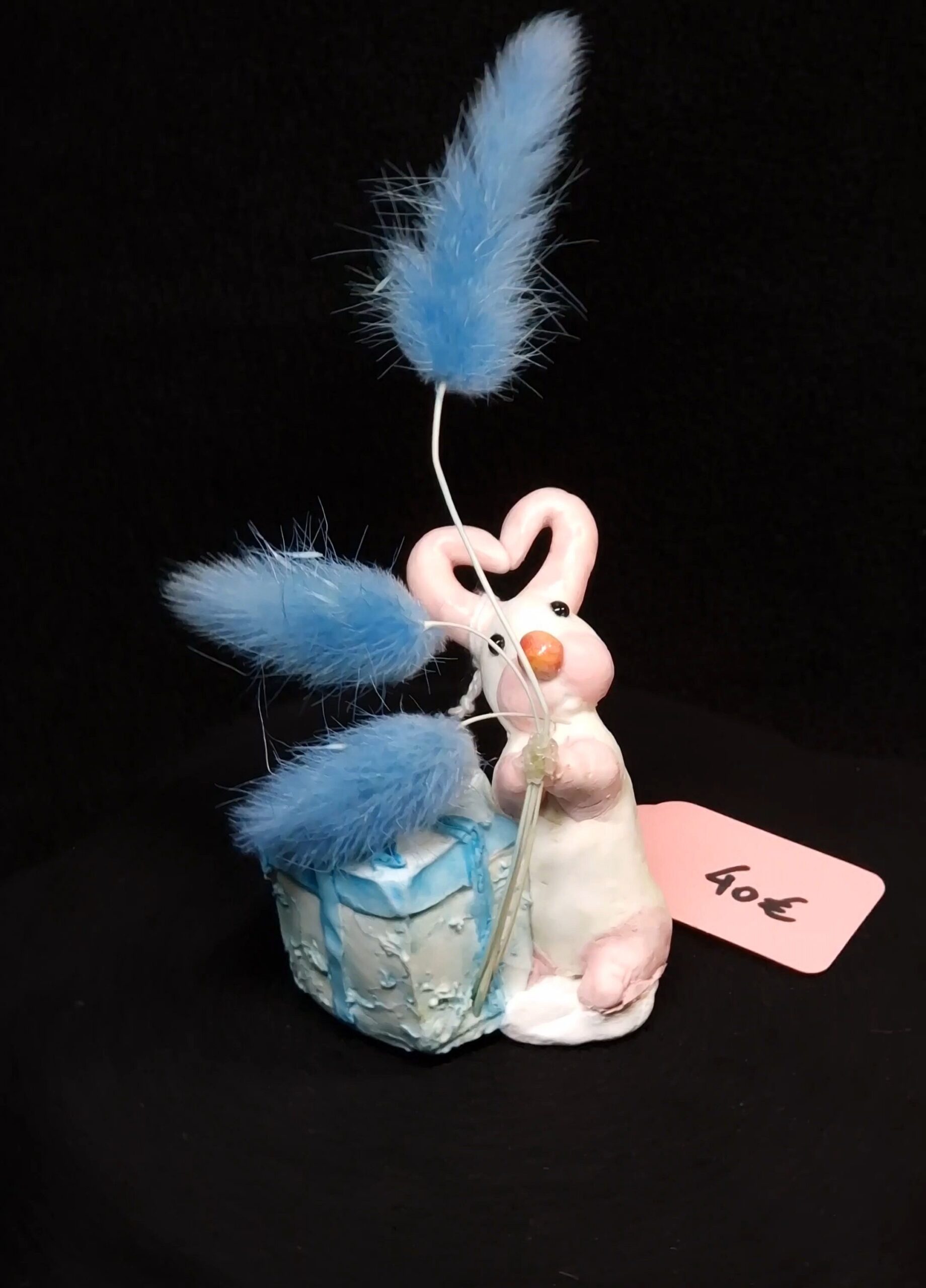 Ninchen Kaninchen Baum Ornament Dekofigur