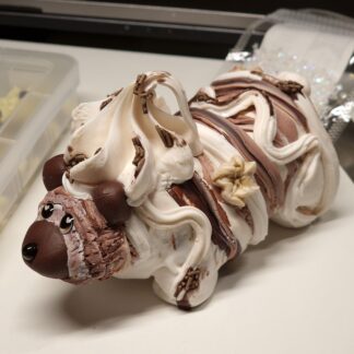 Bär Bananensplit Dekofigur