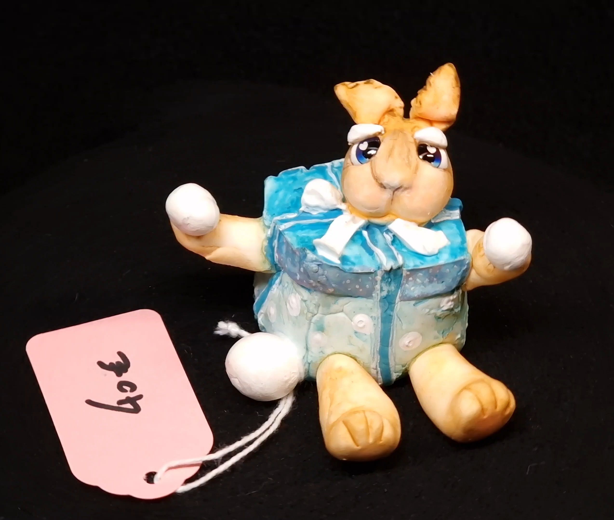 Schneeball Bunny Baum Ornament Dekofigur – Bild 2