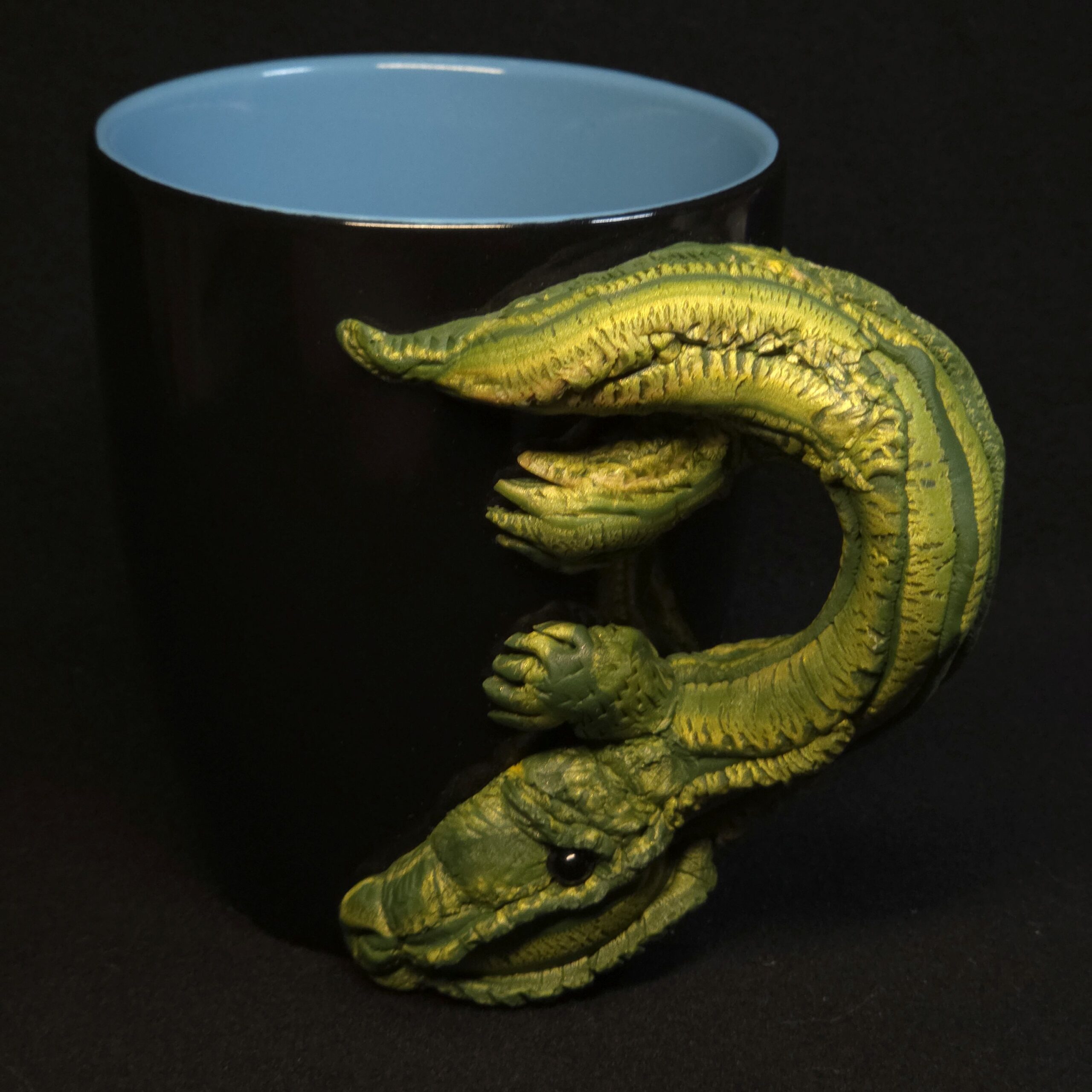 Häferl Tasse mit Krokschi dem Krokodil – Bild 3