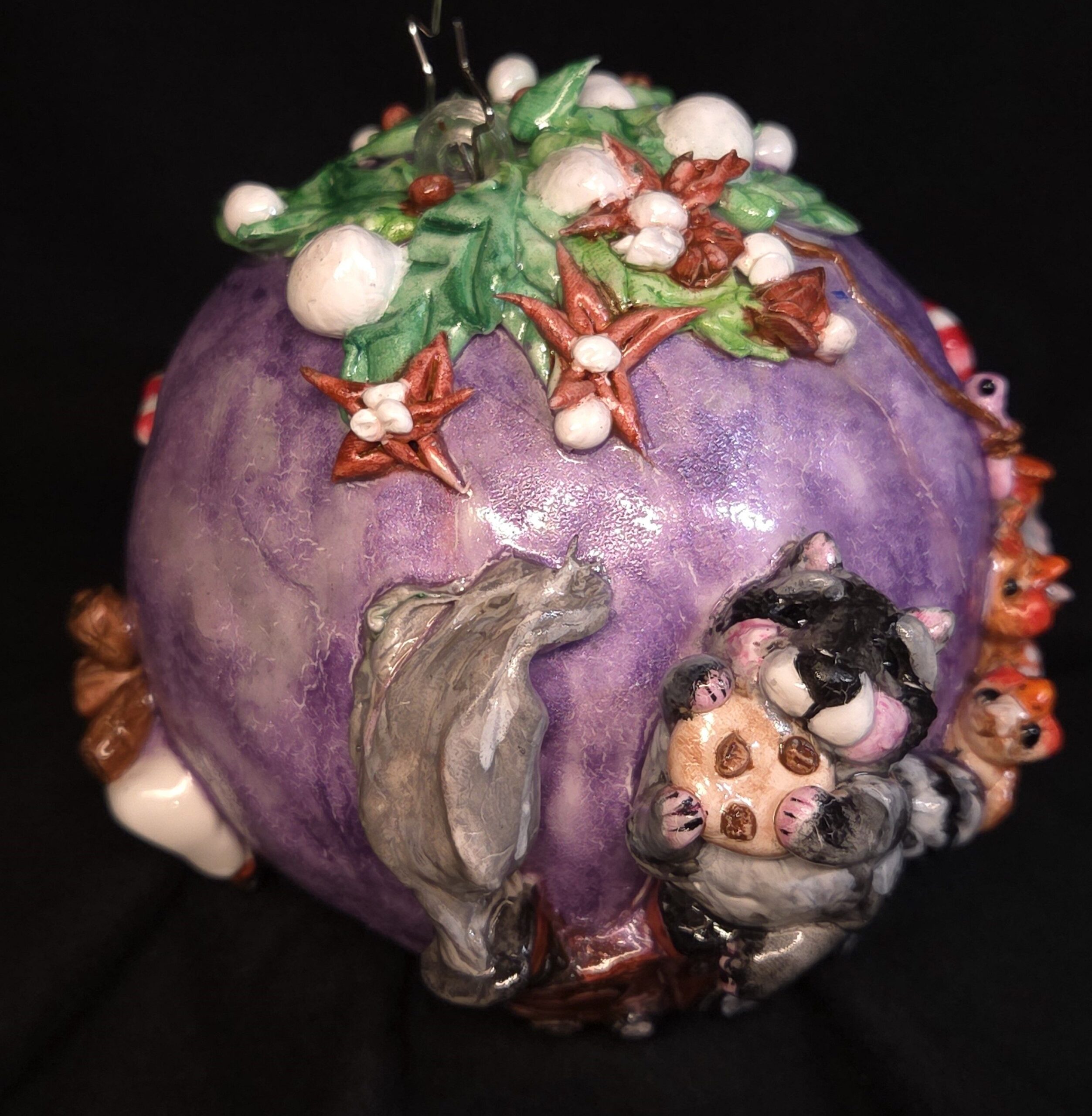 Christmas Candy Zug 10cm Weihnachtskugel zum aufhängen – Bild 8