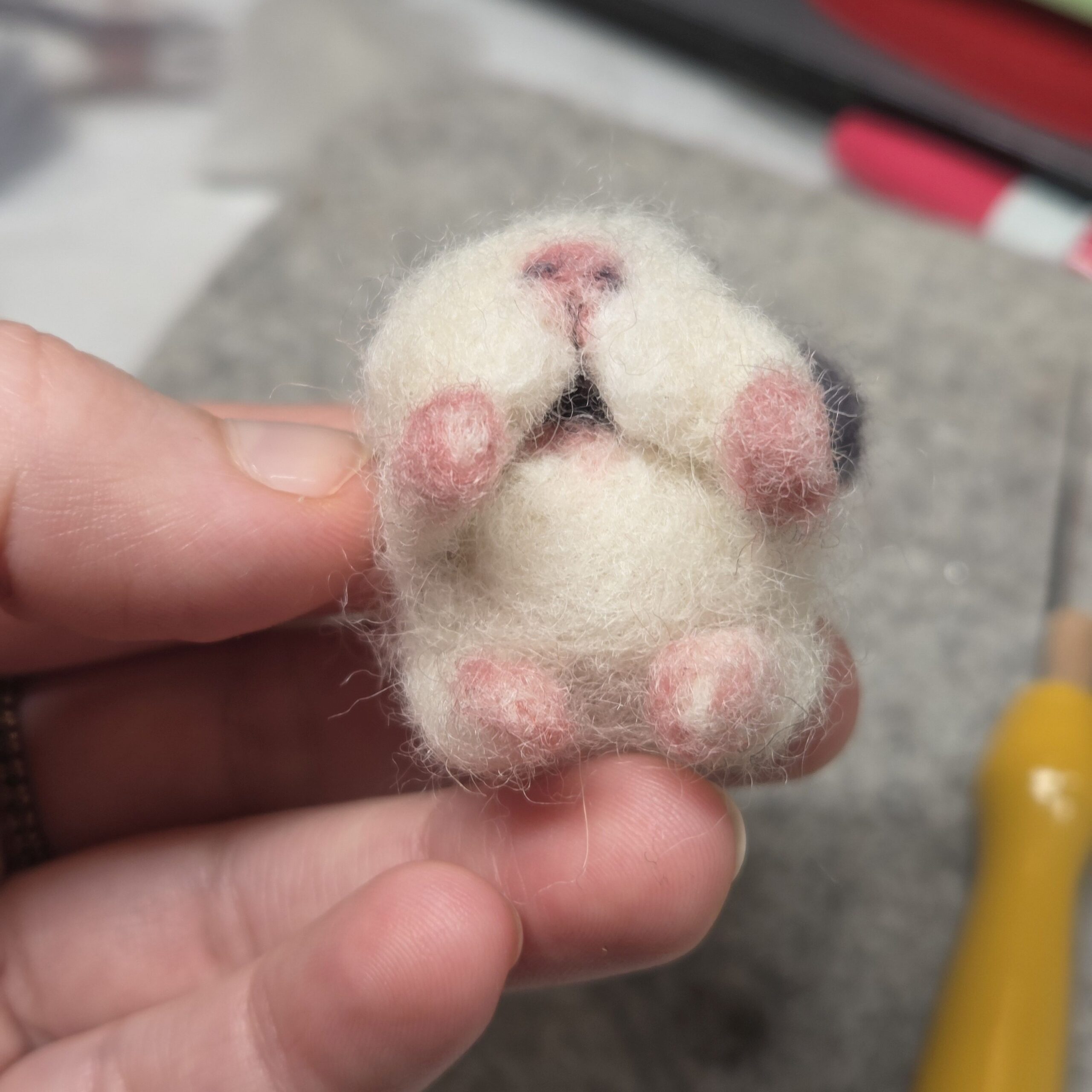 Chips der Zwerghamster gefilzte Tierfigur – Bild 3