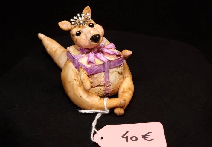 Känguru Baum Ornament Dekofigur