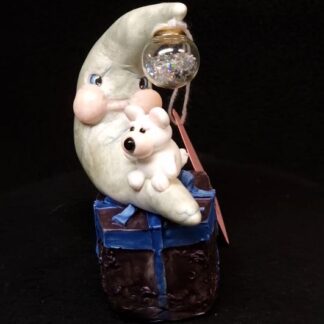 Mond Baum Ornament Dekofigur