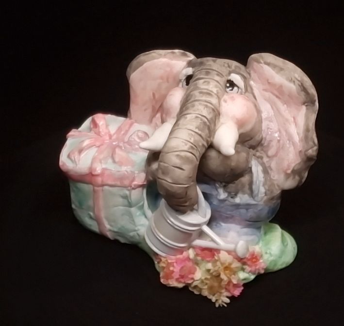Elefant Baum Ornament Dekofigur